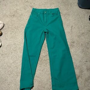 H&M high waist wide leg jeans